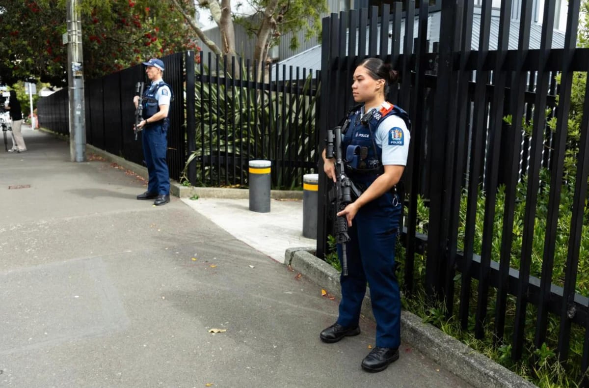 新西兰多地加强安保，如临大敌