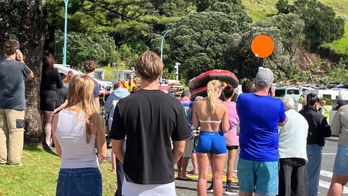 新西兰热门露营地滑坡，多人下落不明