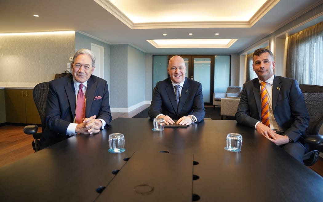 联合执政谈判:Luxon、Seymour、Peters首次三方会面