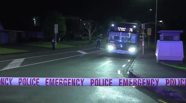 新西兰突发公交车捅人案，一死一伤